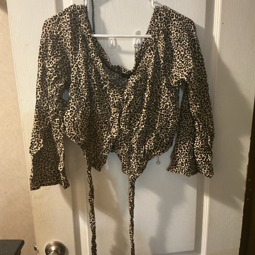Rue21 Leopard Print Blouse